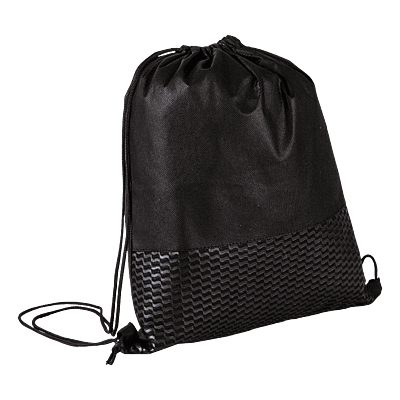 Wave Design Drawstring Bag Non-Woven