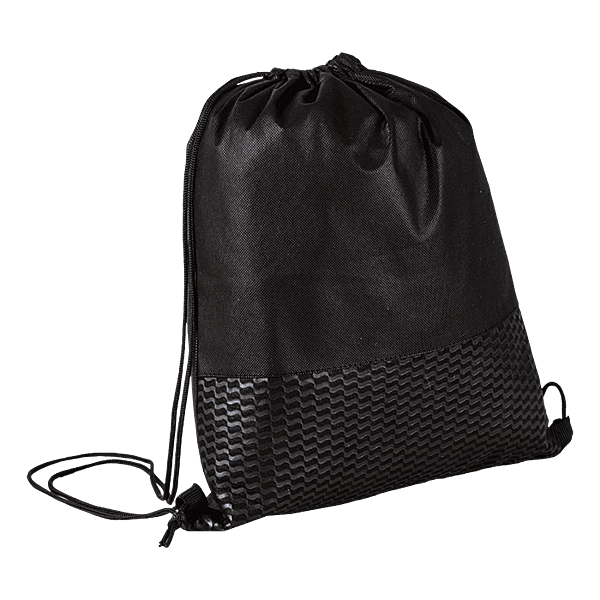 Wave Design Drawstring Bag Non-Woven