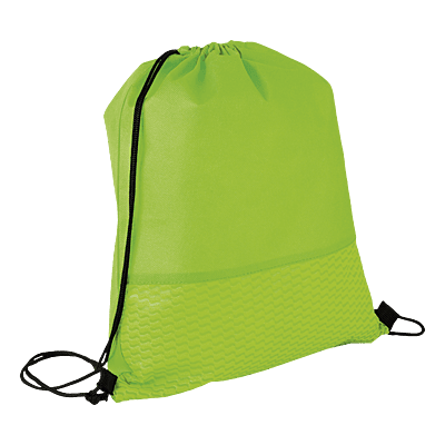 Wave Design Drawstring Bag Non-Woven