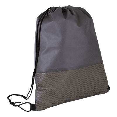 Wave Design Drawstring Bag Non-Woven