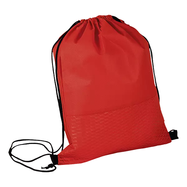 Wave Design Drawstring Bag Non-Woven
