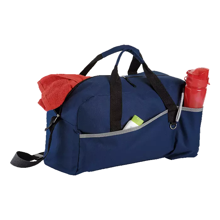Sports Bag with Grey Trim