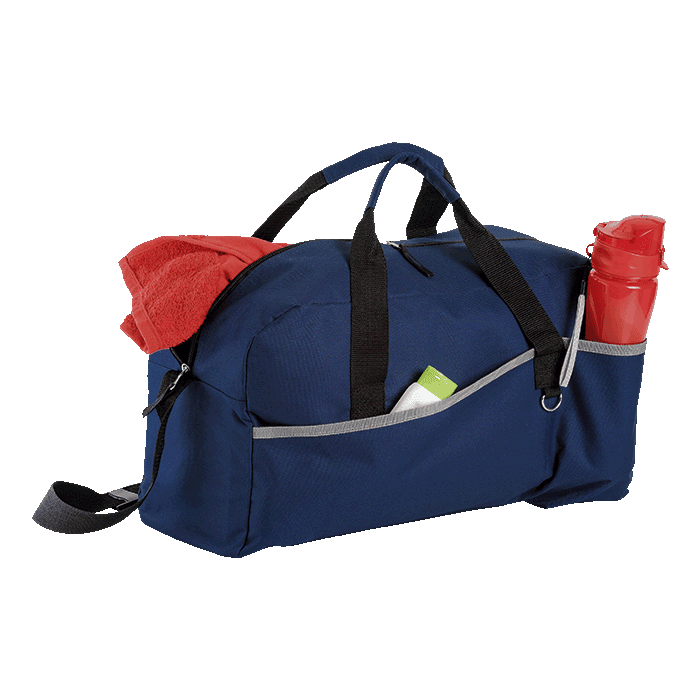 Sports Bag with Grey Trim