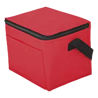 6 Can Cooler with Foil Liner and Pocket Non-Woven Foil Linin