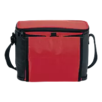 Cooler with Folding Cup Holders