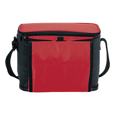 Cooler with Folding Cup Holders