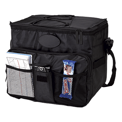 18 Can Cooler with 2 Front Mesh Pockets