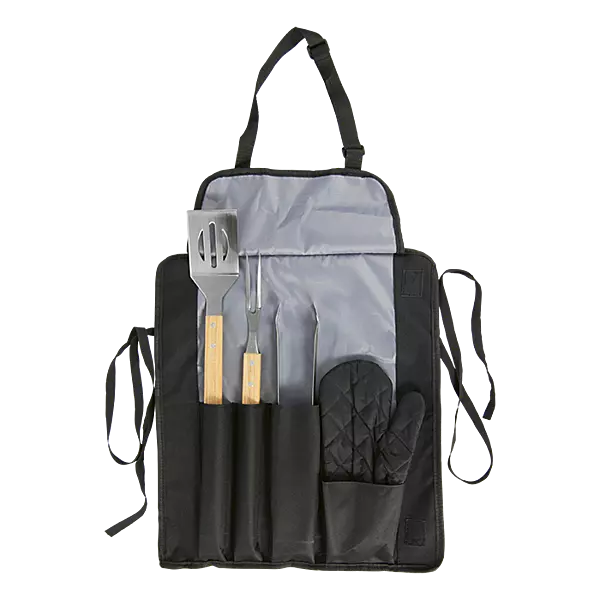 Apron With Bbq Set