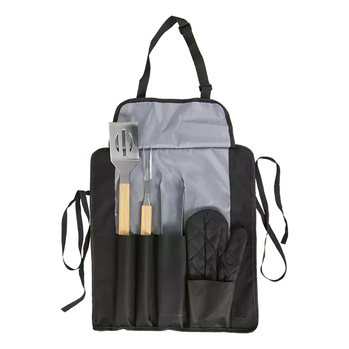 Apron With Bbq Set