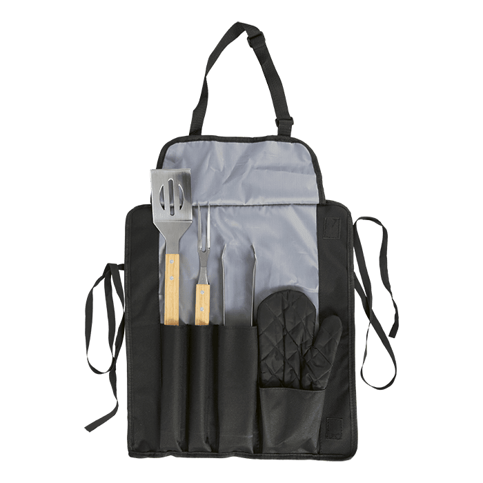 Apron With Bbq Set