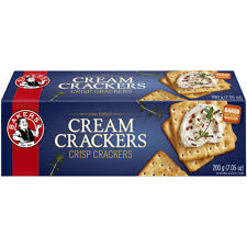BAKERS CREAM CRACKERS 1X200G