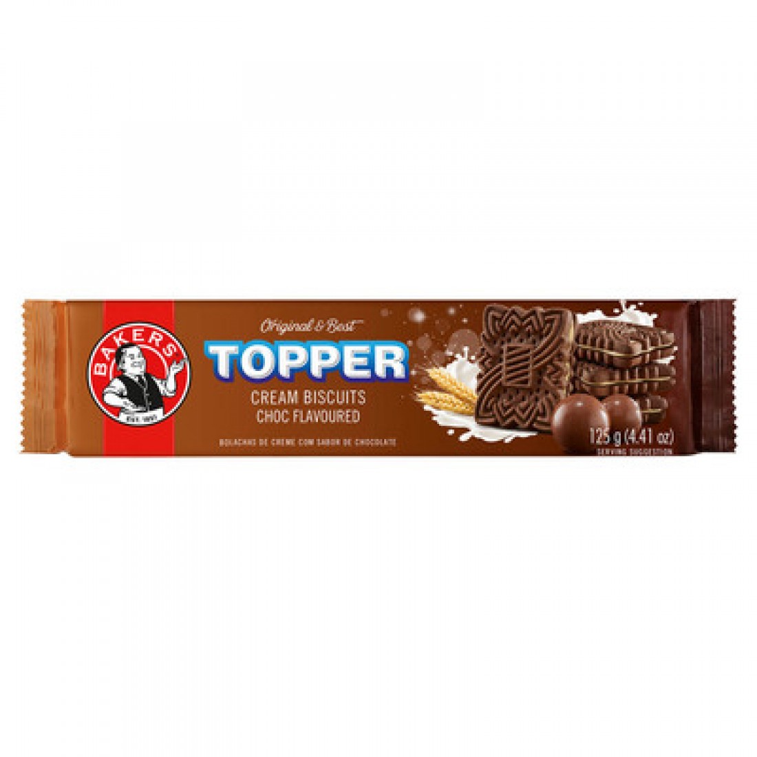 Bakers Topper Chocolate 125g