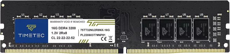 BARRETTE DE RAM DESKTOP DDR4 16 GO 3200 MHZ