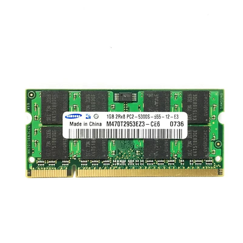 BARRETTE DE RAM LAPTOP DDR2 1 GO 667 MHZ