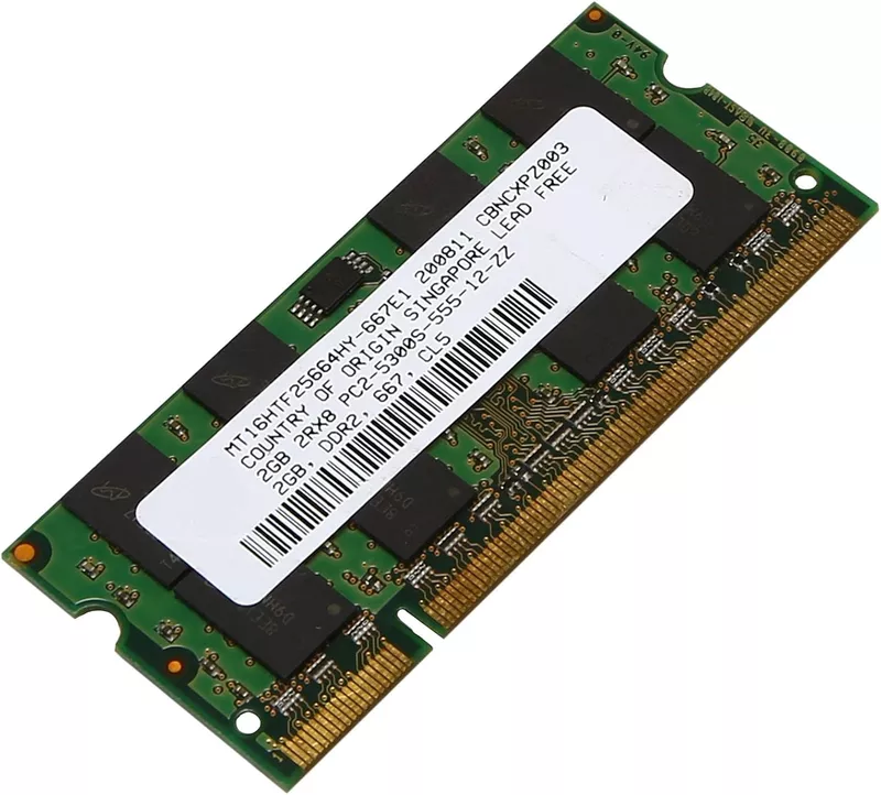 BARRETTE DE RAM LAPTOP DDR2 2 GO 6400