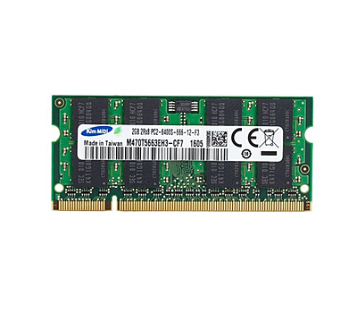 BARRETTE DE RAM LAPTOP DDR2 2 GO 800 MHZ