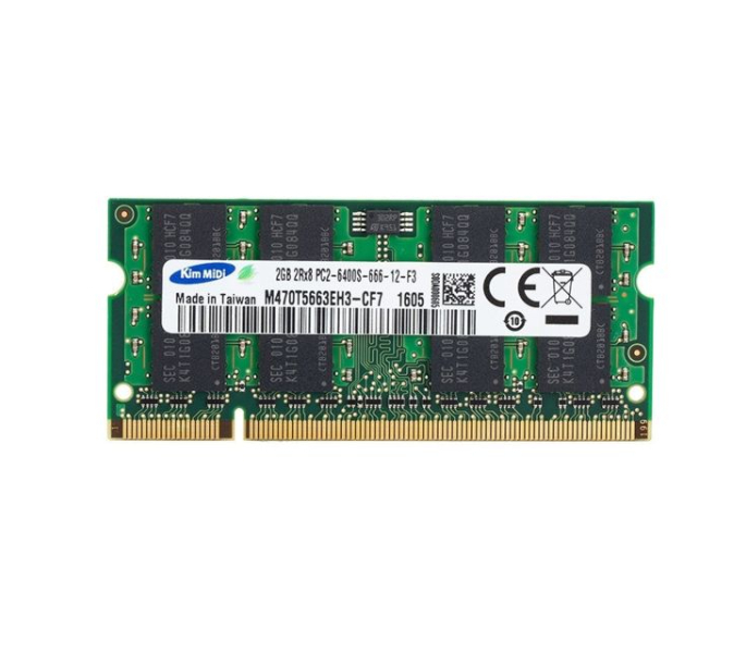 BARRETTE DE RAM LAPTOP DDR2 2 GO 800 MHZ