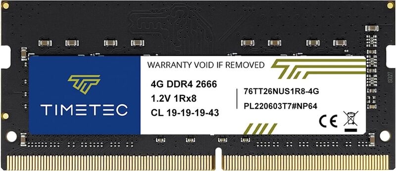 BARRETTE DE RAM LAPTOP DDR4 4GO 2400t MHz
