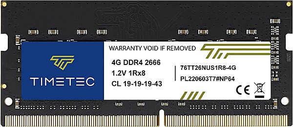 BARRETTE DE RAM LAPTOP DDR4 4GO 2666V MHz