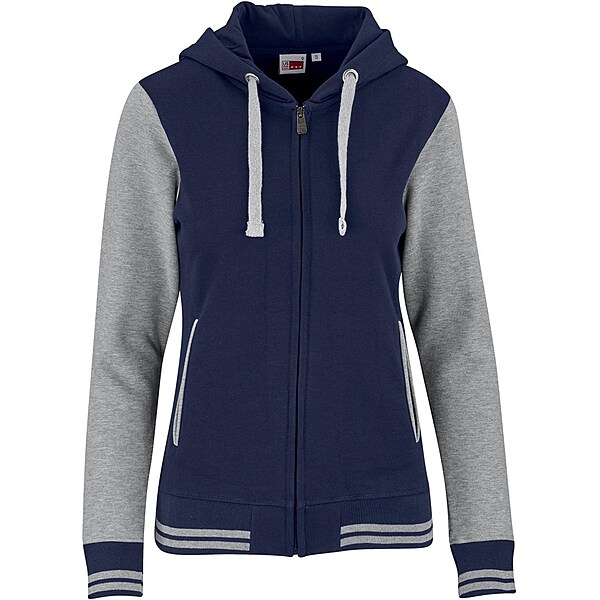 Ladies Princeton Hooded Sweater - Navy