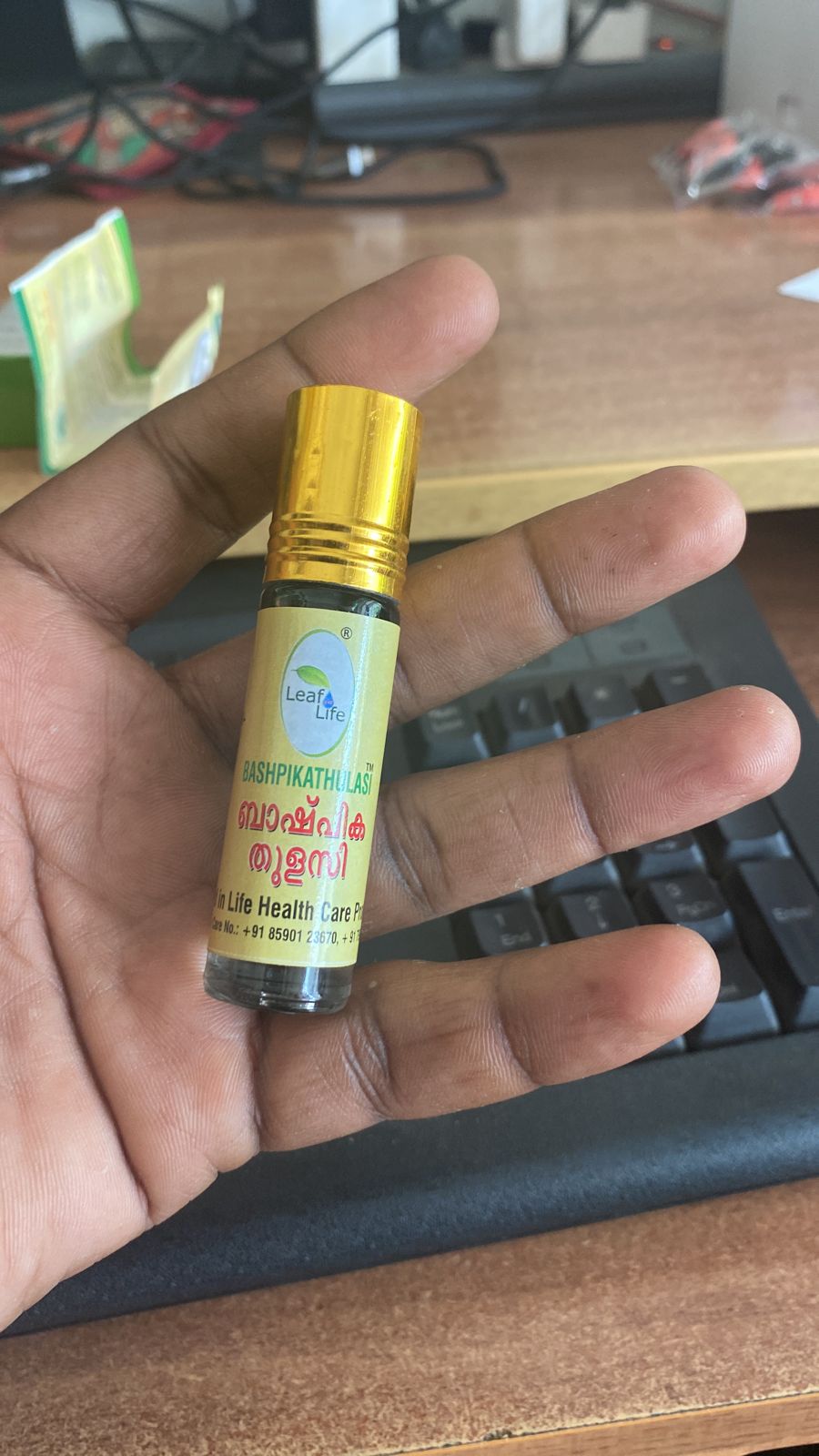 Bashpika Tulasi 7 ML Thailam