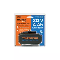 Batería ion litio, 20V, 4 Ah, TRUPER PRO, 103009 - BAT-20A4-2