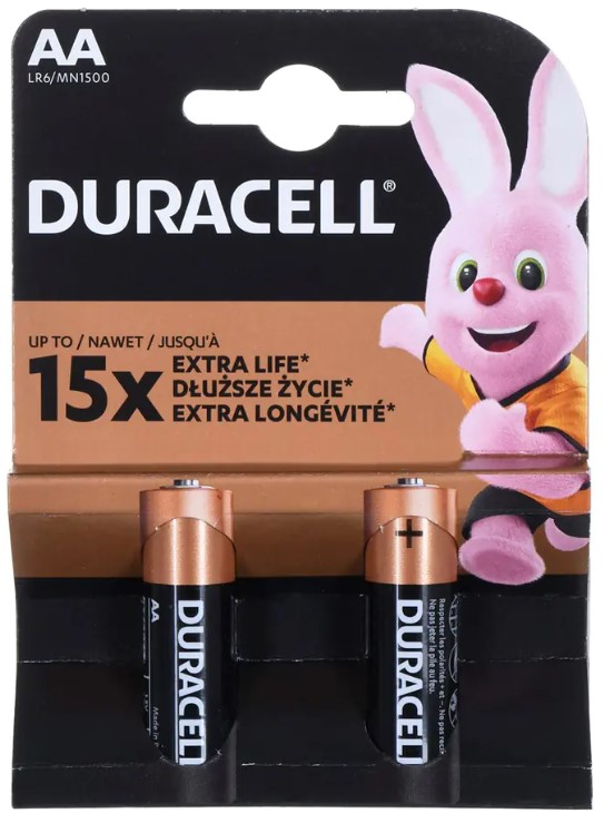 BATTERY AA DURACELL - PCS