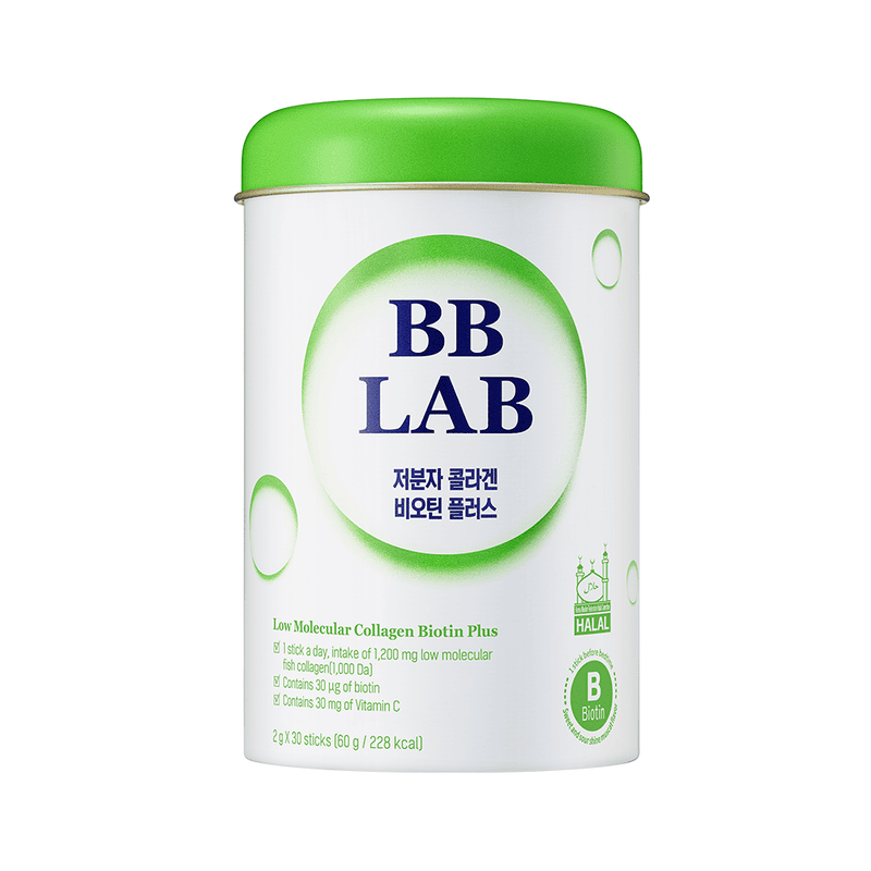 BB LAB Low Molecular Collagen Biotin Plus, Powder Stick Supplement
