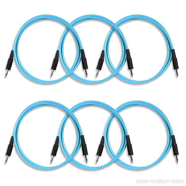 6-Pack 36-inch Quantum Blue Patch Cables