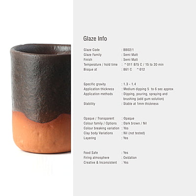 Sara Low Fire Semi Matt BB02/1 Sara Low Fire Semi Matt BB02/1