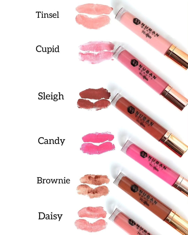 NUBAN BEAUTY HI GLOSS LIPSTICK