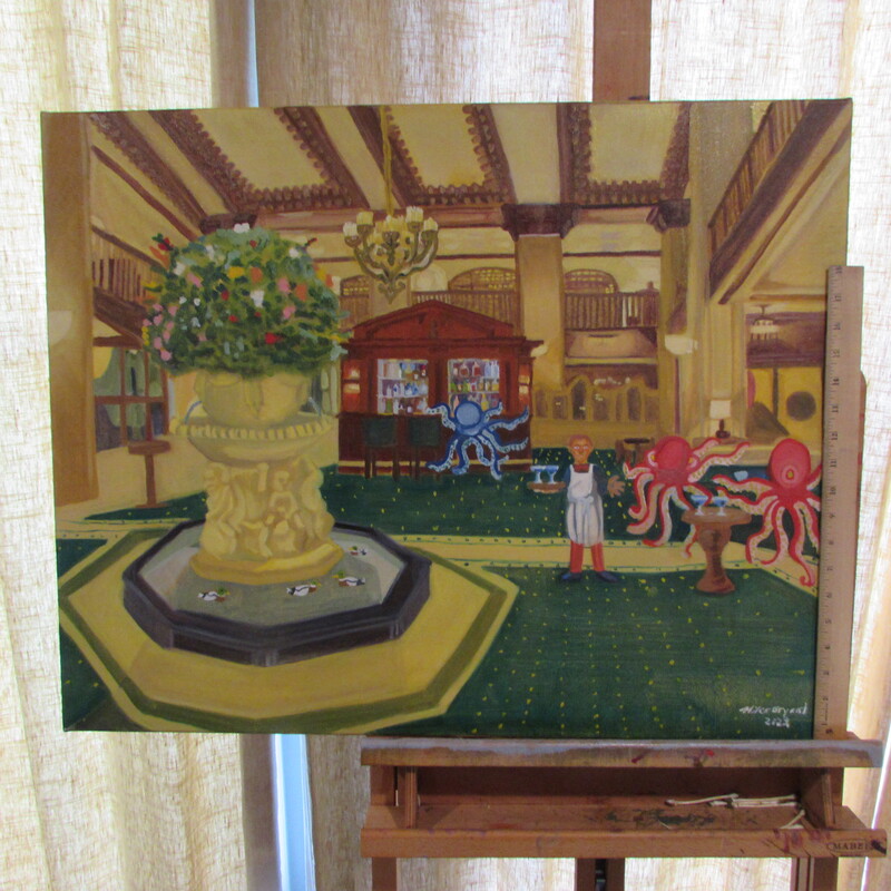 Octopuses in the Peabody Loby