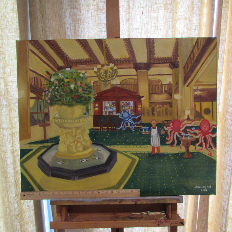 Octopuses in the Peabody Loby