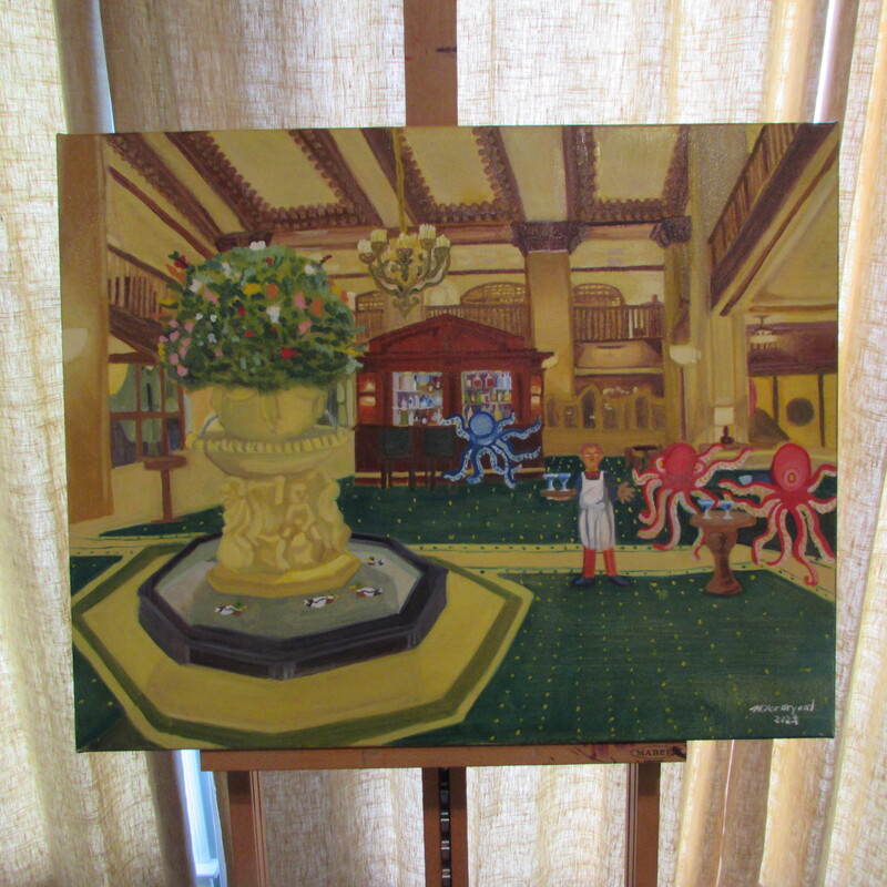 Octopuses in the Peabody Loby