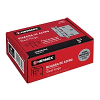 Bisagra cuadrada 3', acero inoxidable, redonda - BC-304R / 43222