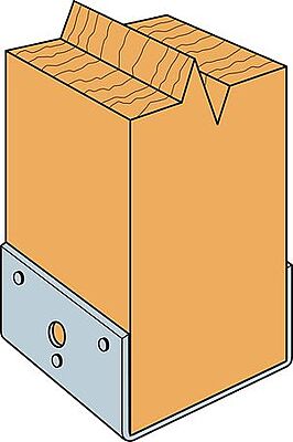 Simpson Strong-Tie Wood Conn - Bases & Caps - Post Base BC Simpson Strong-Tie Wood Conn - Bases & Caps - Post Base BC