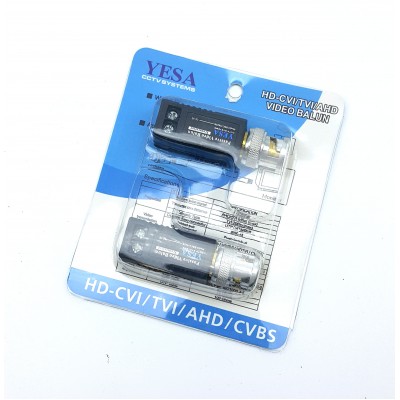 1-CH Passive Ultra Mini Video Balun, 1-Set 1-CH Passive Ultra Mini Video Balun, 1-Set