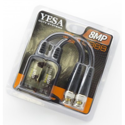 Screw On type 8MP Passive HD Video Balun, 1-Set Screw On type 8MP Passive HD Video Balun, 1-Set