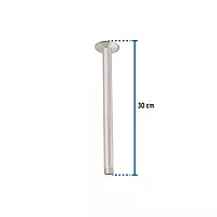 Brazo y chapetón de repuesto para regadera techo, satinado - BCH-710N / 45589