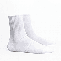 Long White Socks  3 Pcs