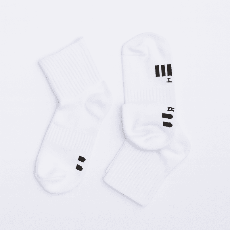 Kids White Medium Socks 3 Pcs