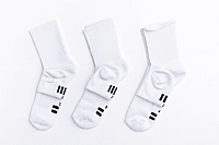Long White Socks  3 Pcs