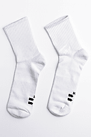 Long White Socks  3 Pcs