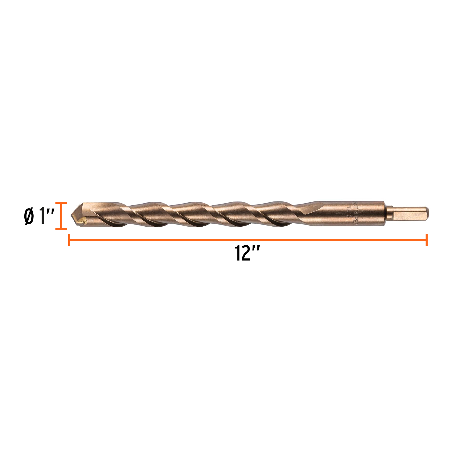 Broca para concreto, 1 x 12' - BCT-1X12 / 11257