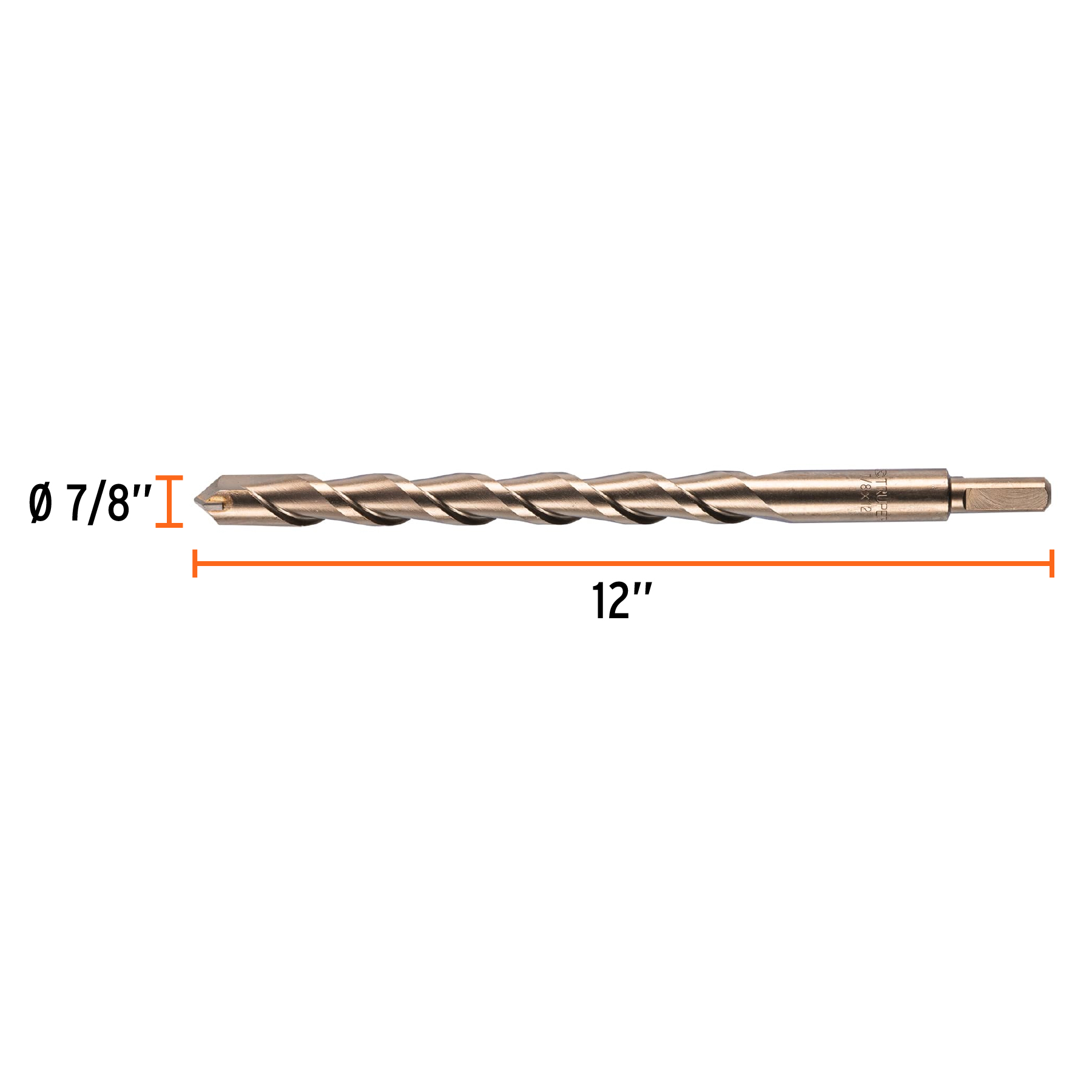 Broca para concreto, 7/8 x 12' - BCT-7/8X12 / 11251