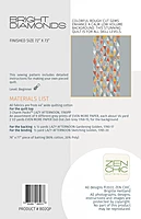 Bright Diamonds Modern Quilt Pattern | Zen Chic | Brigitte Heitland #BD2QP
