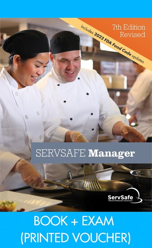 ServSafe Manager Book & Exam Voucher, 7th Ed Rev 16 Case