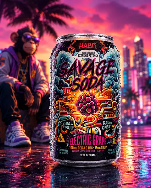 SAVAGE SODA ELECTRIC GRAPE