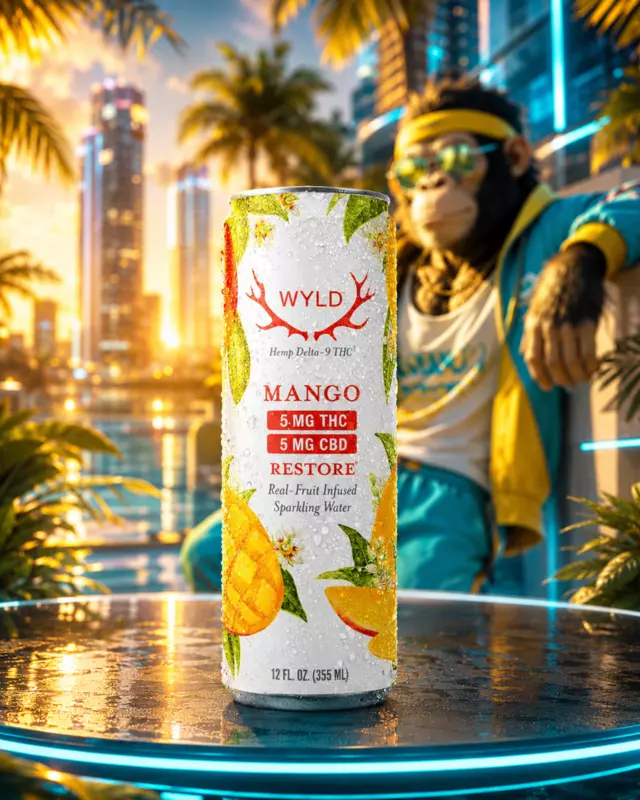 WYLD MANGO 5MG THC 5MG CBD