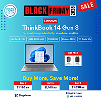 Lenovo Thinkbook 14 Gen 8 Laptop U5/16GB/512GB/3Y